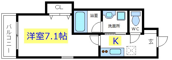 フラットテラス平井 間取り