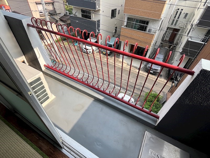 川出マンション ベランダ