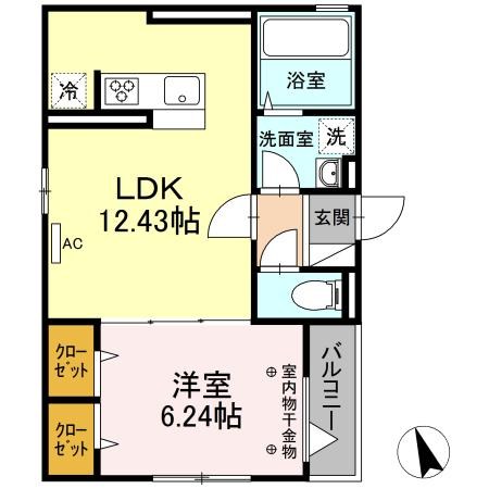 サンティエⅡ 間取り