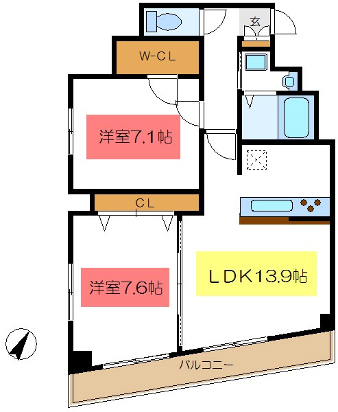 アンシャンテ 間取り