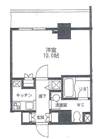 カスタリア門前仲町Ⅱ 間取り