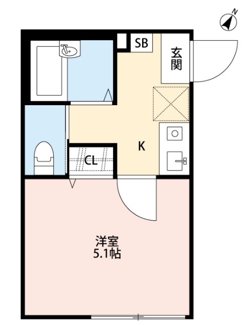 クレセントムーン　曳舟 間取り
