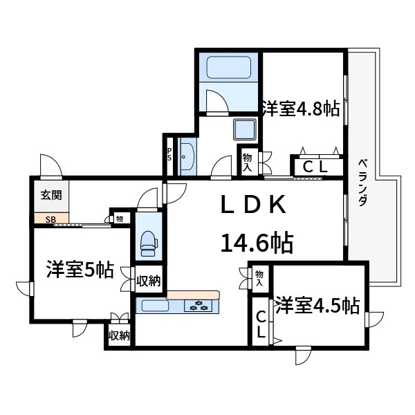 仮称）千束１丁目メゾン 間取り
