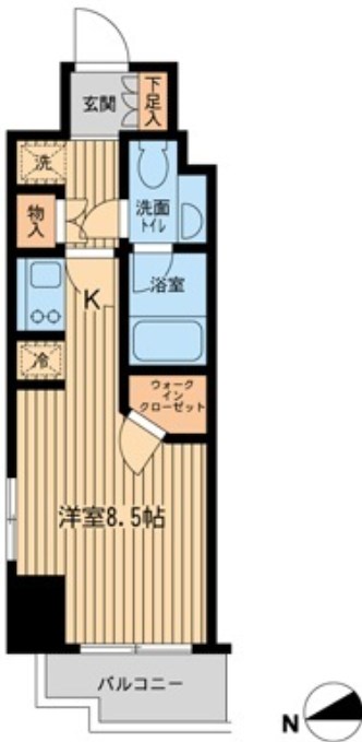 ファインアドレス新御徒町 間取り