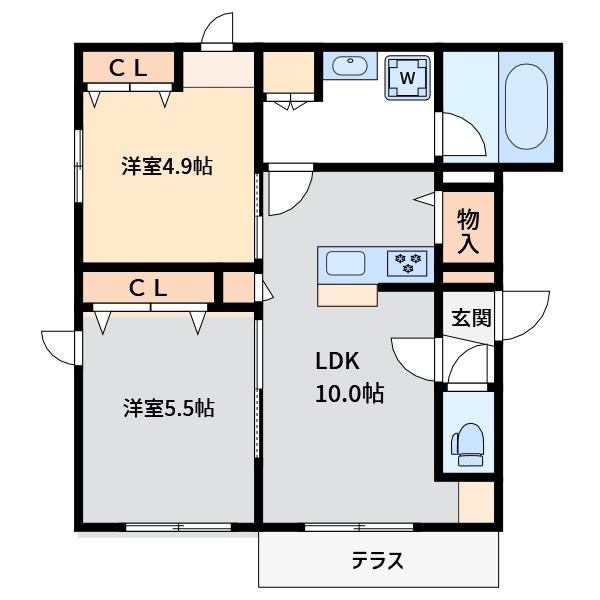 池之端4丁目メゾン 間取り