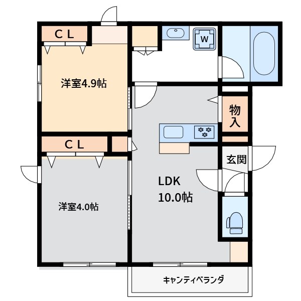 池之端4丁目メゾン 間取り