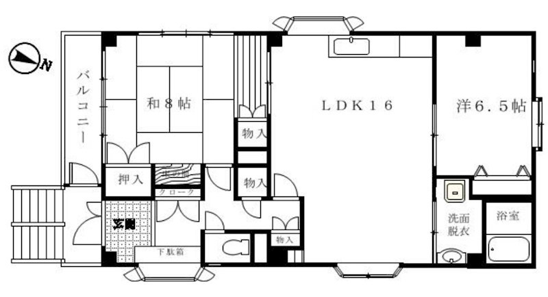 コーポM 間取り