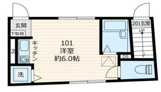 ラフィネ上中里 間取り