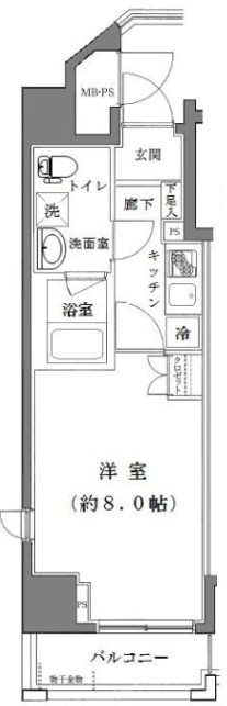 ライジングプレイス南千住 間取り