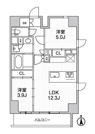 ルネサンスコート町屋 間取り