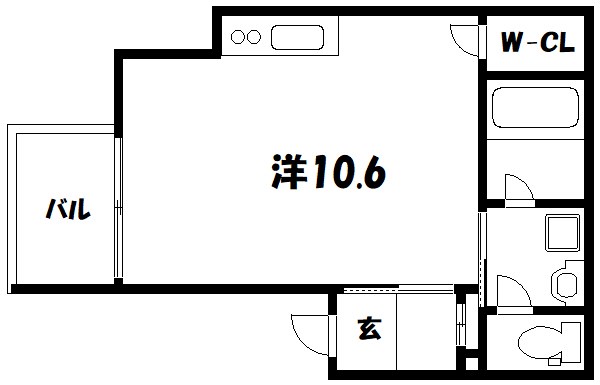 ＬＡＵＲＥＬ一之江 間取り