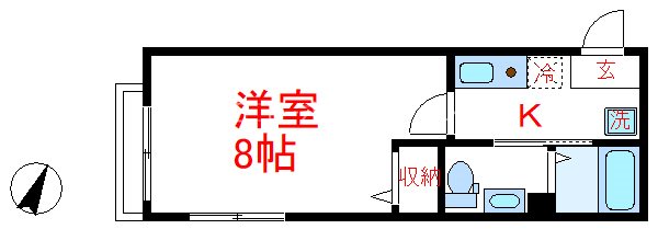宮内サンハイツ西新井M３  間取り