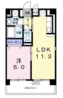 横網リバーイースト  間取り