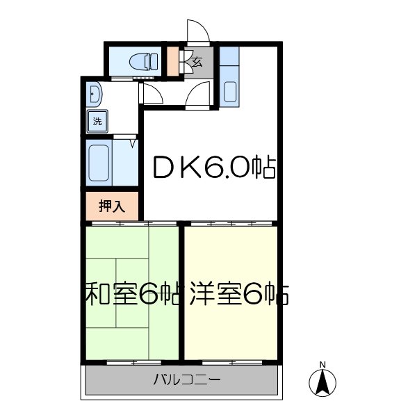 NFビル 202号室 間取り