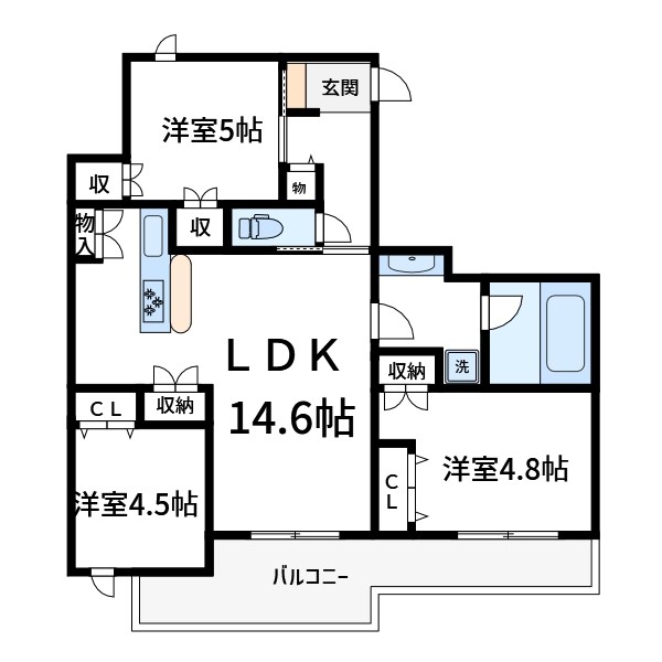仮称）千束１丁目メゾン 間取り