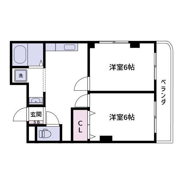 クレインヨシヌマハイツ 間取り