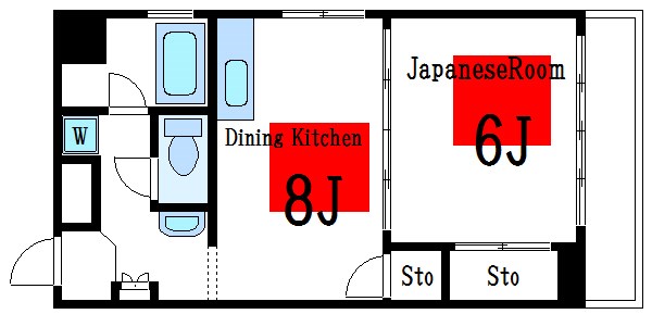 立花冨士ハイツ 間取り