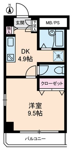 ダイヤモンドレジデンス白河 間取り
