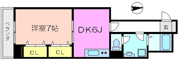 パークサイド日暮里  間取り