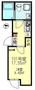 プルミア梅島 間取り