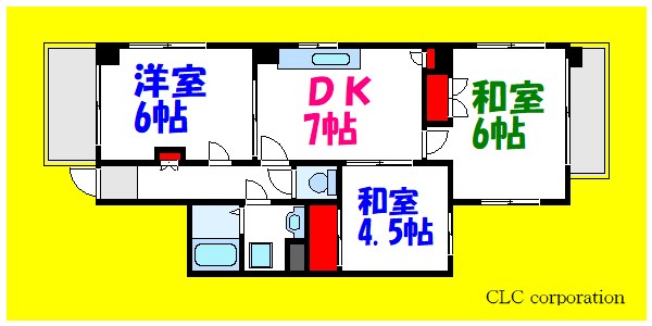 渡辺ビル 802号室 間取り