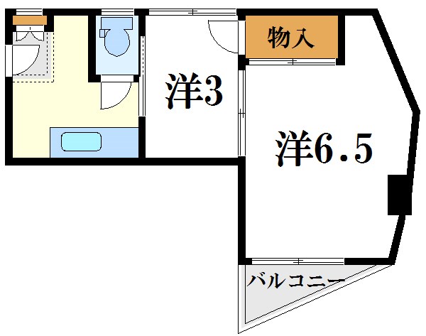 中野マンション   間取り