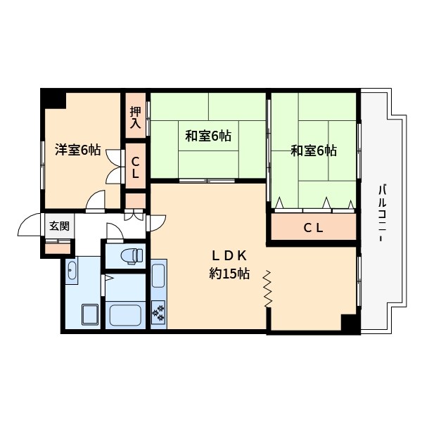 マンション沼南エリカ　7号棟 間取り