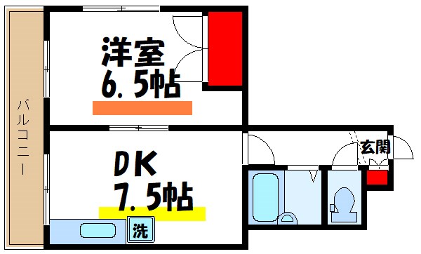 ニットーハイツ 間取り