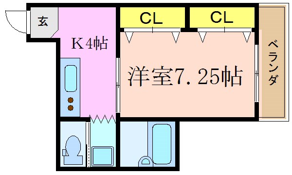 寺門レジデンス   間取り