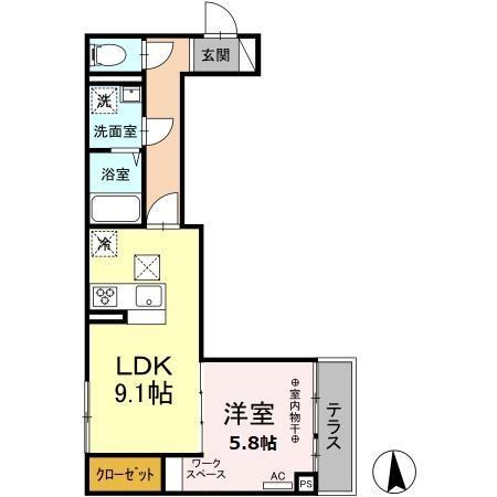アヴァンスお花茶屋 間取り