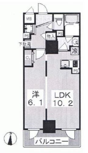 アーバンキャッスル田端 間取り