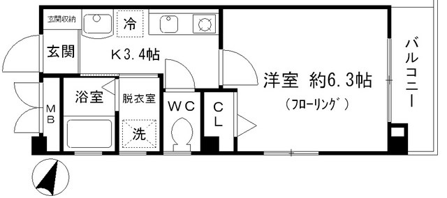 クイーンズコート  間取り