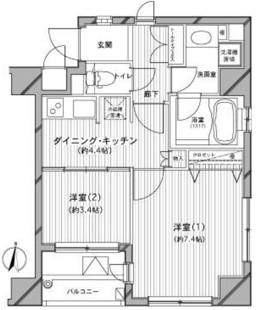 デュオ・スカーラ田端   間取り
