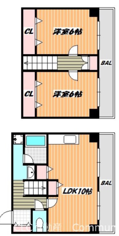 K＆FフラッツⅡ 間取り