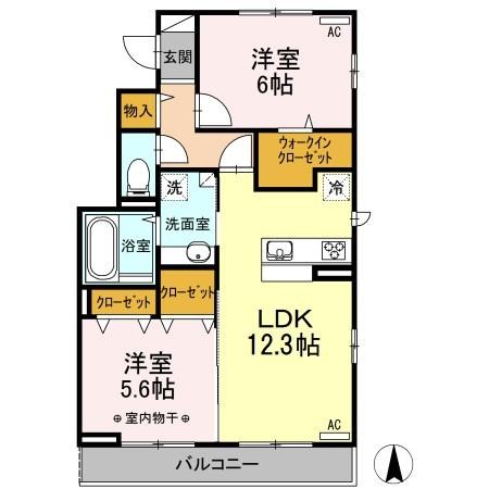 ベルナール西新井 間取り