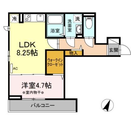 アルビネス東十条  間取り
