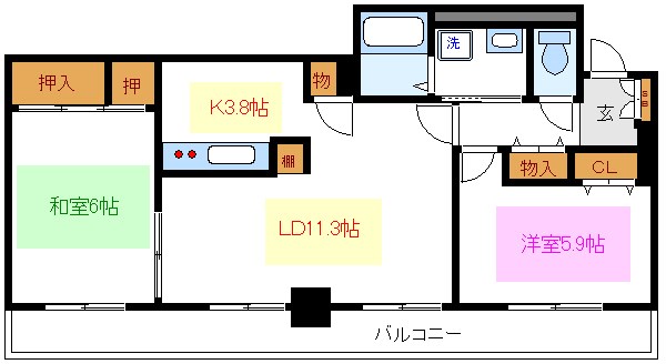 エスポワール    間取り