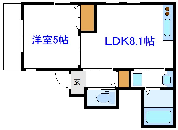 フローラ亀戸  間取り