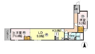 メゾンアーク西新井 間取り