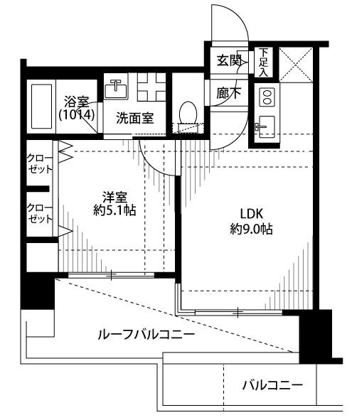 プレール・ドゥーク豊洲  間取り