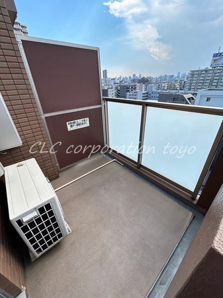 スタジオスクエア住吉  ベランダ