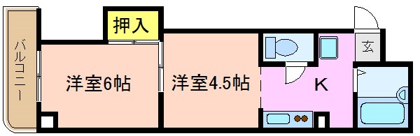 ハイム栄Ⅰ 間取り