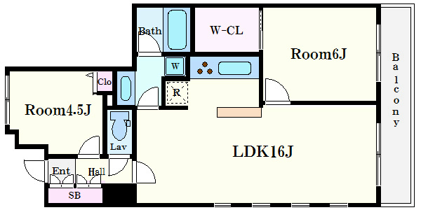 ＨＦ銀座レジデンスＥＡＳT 間取り