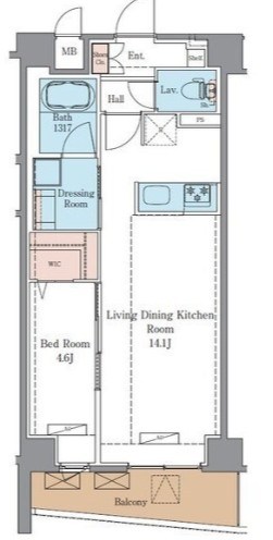 ラグゼナ平井サウス 間取り図