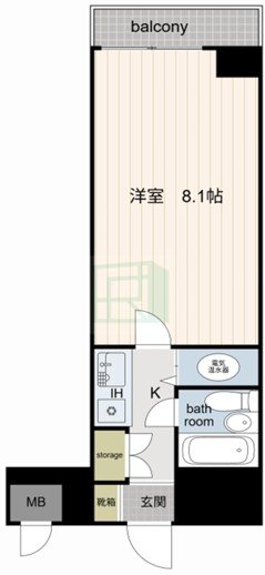 ライオンズマンション日本橋  間取り