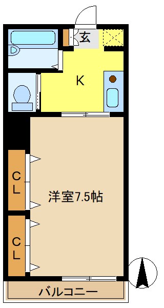 寺門レジデンス   間取り