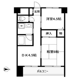 岡部ドエル参番館 間取り