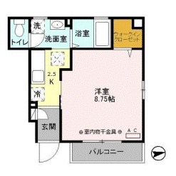 ローズコートⅡ 間取り