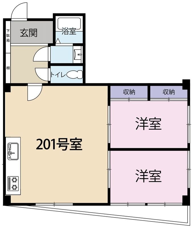 竹島ビル  間取り