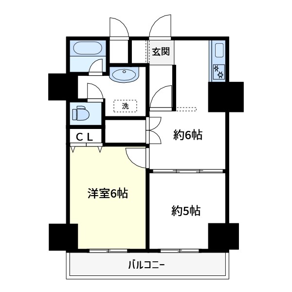 プラザ木場    間取り
